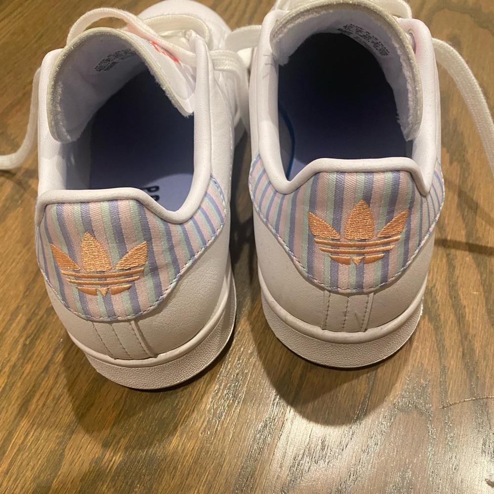 Women’s Stan Smiths. Worn one time. No scuffs, no creases